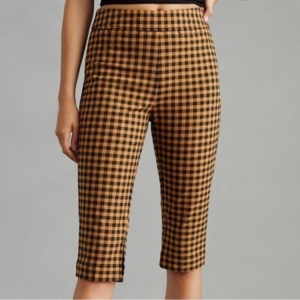 Maeve Knit Biker Capri Pants